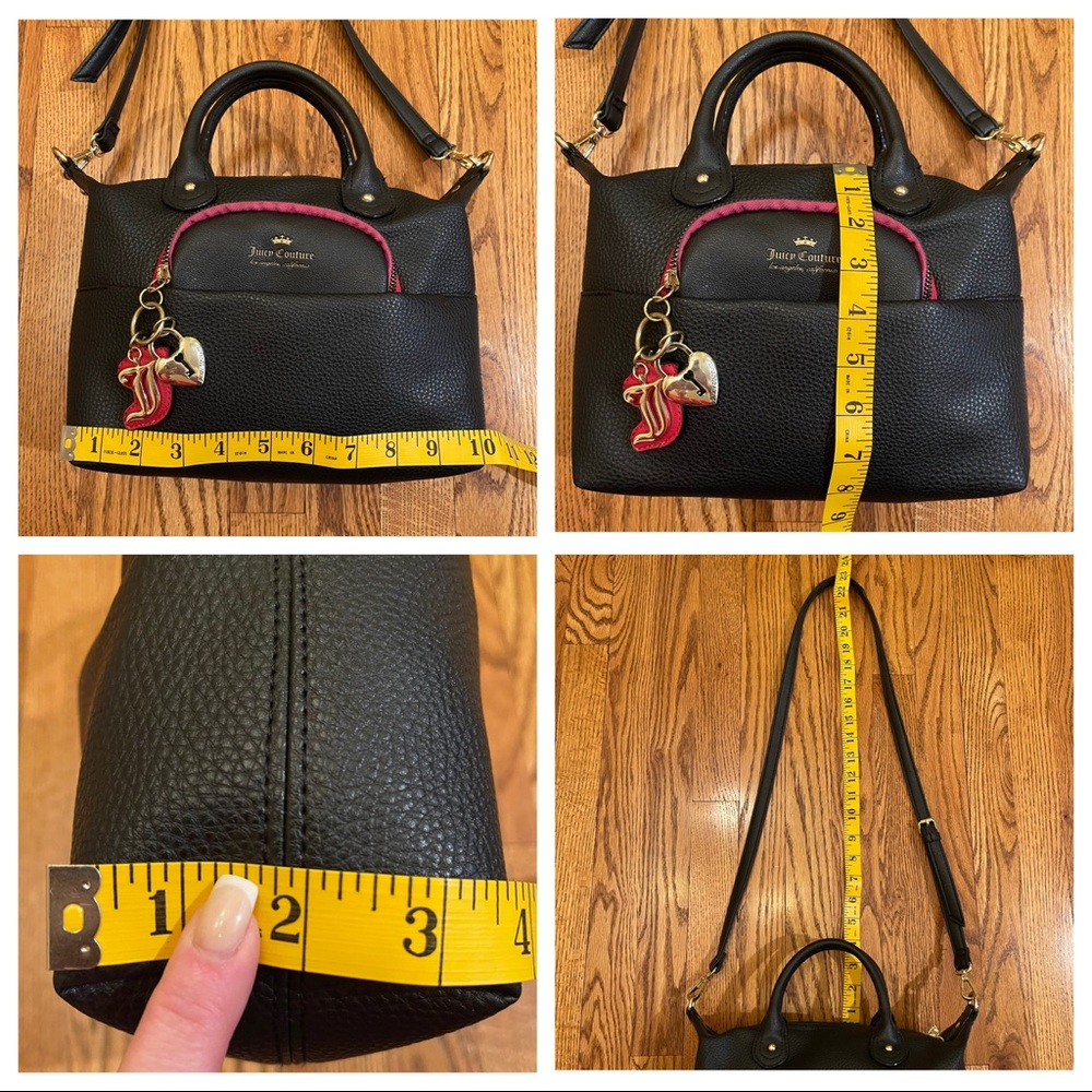 Juicy Couture “Charm School” Black Satchel - Picture 11 of 16